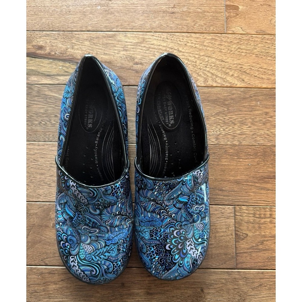 Easy Works  By Easy Street Slip Resistant Clogs Size 8 5 Preowned Nice